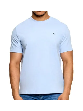 T-Shirt Bleu Clair Homme Calvin Klein Jeans Classic Monogram 1