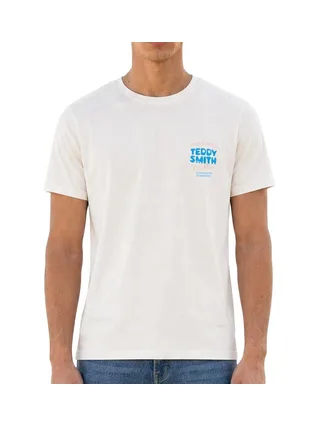 T-Shirt Blanc Homme Teddy Smith Pickles 1