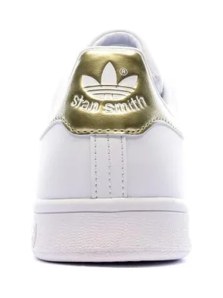 Stan Smith Baskets Blanches /Dorées Femme Adidas 3