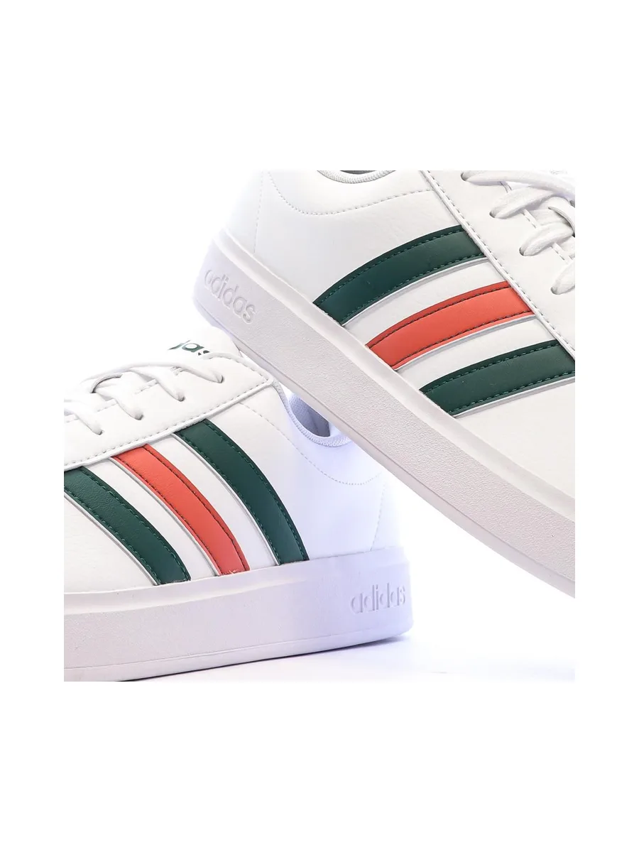 Baskets Blanc/Noir/Rouge Homme Adidas Grand Court 2.0 7