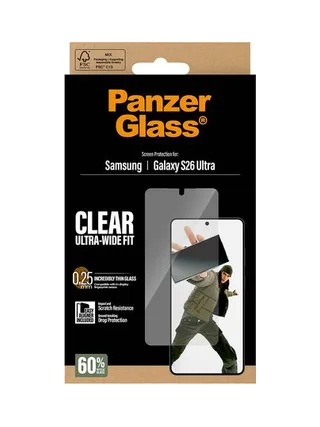 PanzerGlass ® Screen Protector Samsung Galaxy S26 Ultra | Ultra-Wide Fit w. EasyAligner 3