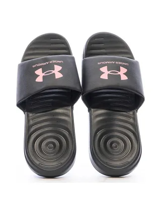 Claquettes Noires/Roses Femme Under Armour Ansa Fix 3