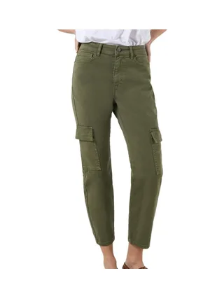 Jean Cargo Kaki Femme Noisy May Moni Hw 1