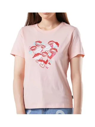 T-shirt Rose Femme Converse Valentine's Day Heart 1
