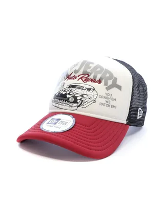 Casquette Blanc/Rouge/Noir Homme New Era Jerry Auto Repair 1