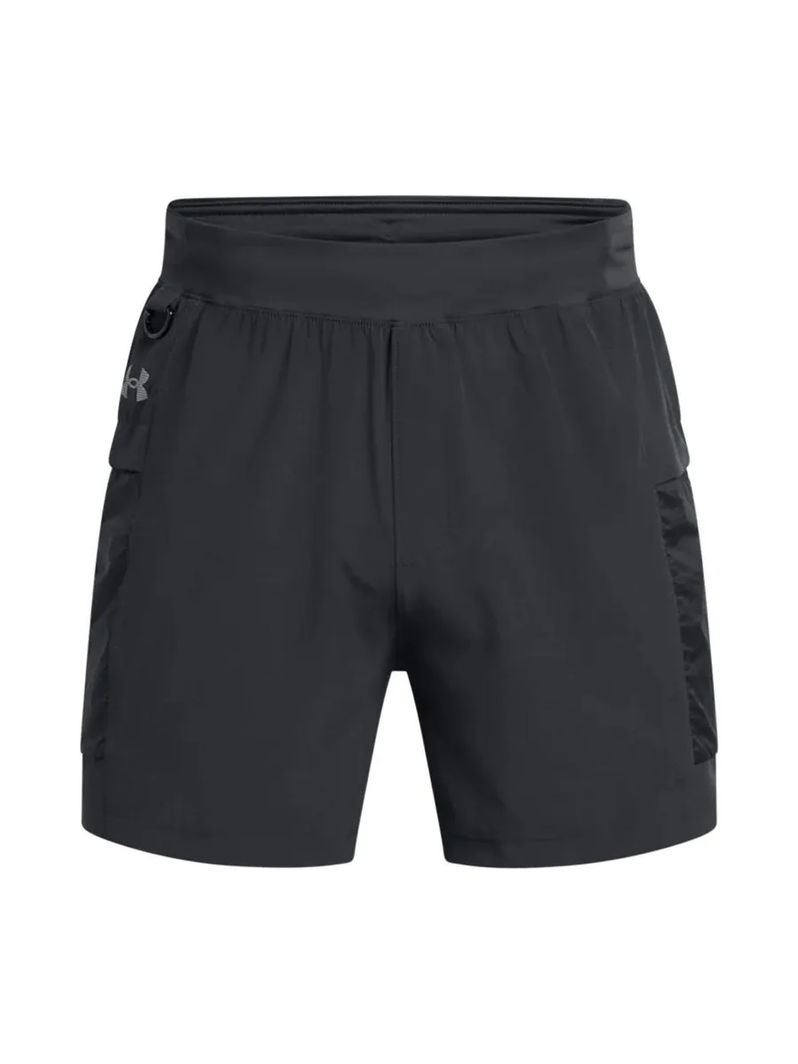 Short Noir Under Homme Under Armour Trail Run 2