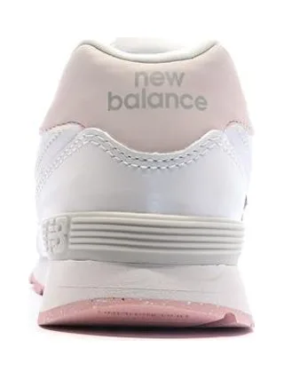 Baskets Blanc/Rose Femme/Fille New Balance 574 3