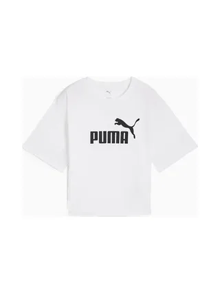 T-shirt court PUMA Essentials à logo n° 1, coupe décontractée 1