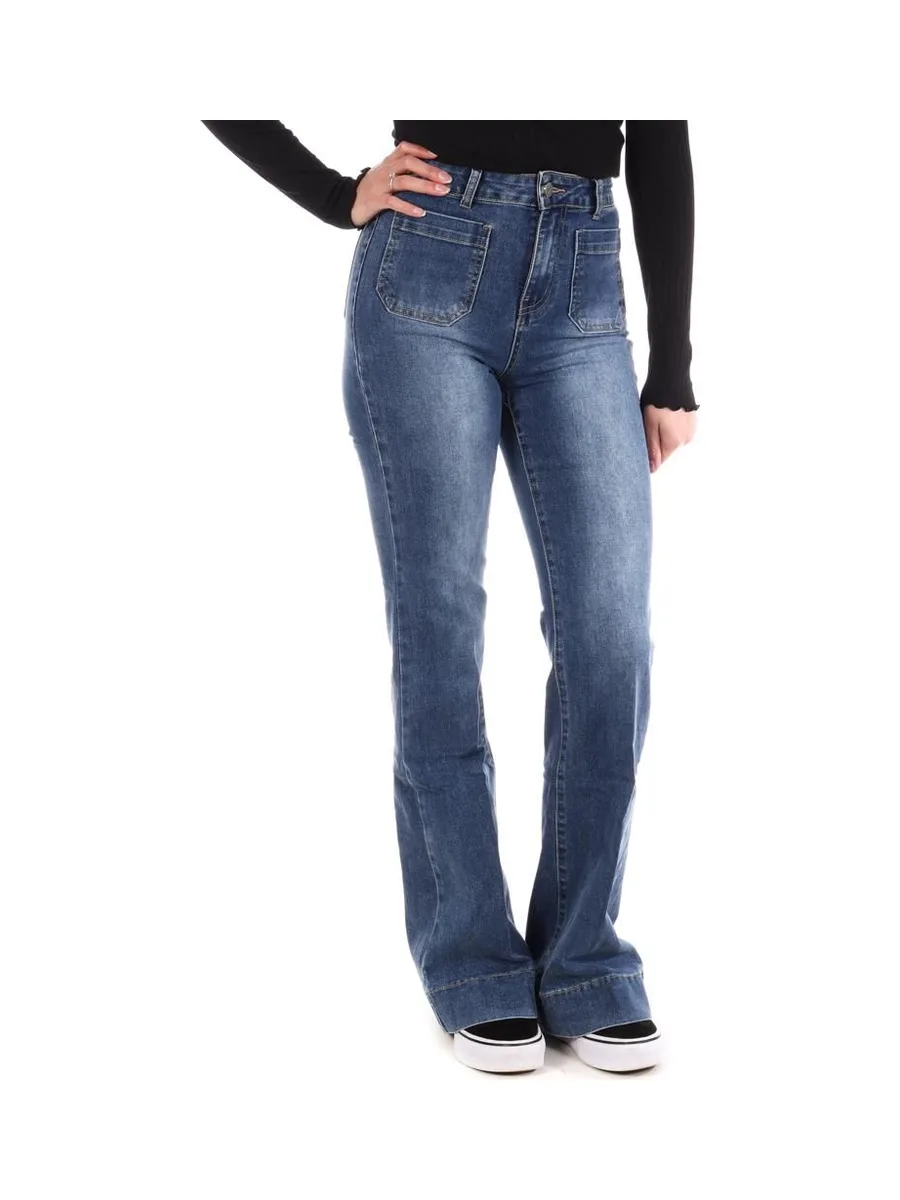 Jean Loose Bleu Femme Monday Premium 800 2