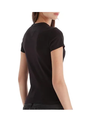 T-Shirt Noir Femme Tommy Hilfiger DW0DW21550 2