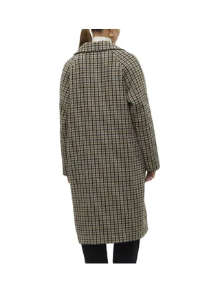 Manteau Beige à Carreaux Femme Vero Moda Hannah 2