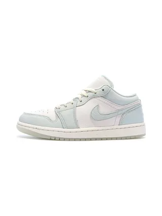 Baskets Bleu Clair/Écru Homme Nike Air Jordan 1 Low 1