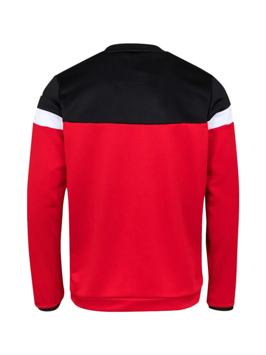 Sweat Rouge/Noir Homme Kappa Lido 3