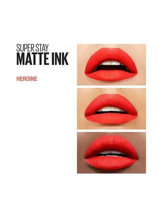 Rouge à Lèvres Liquide Super Stay Matte Ink - Maybelline New York 25 Heroine 2