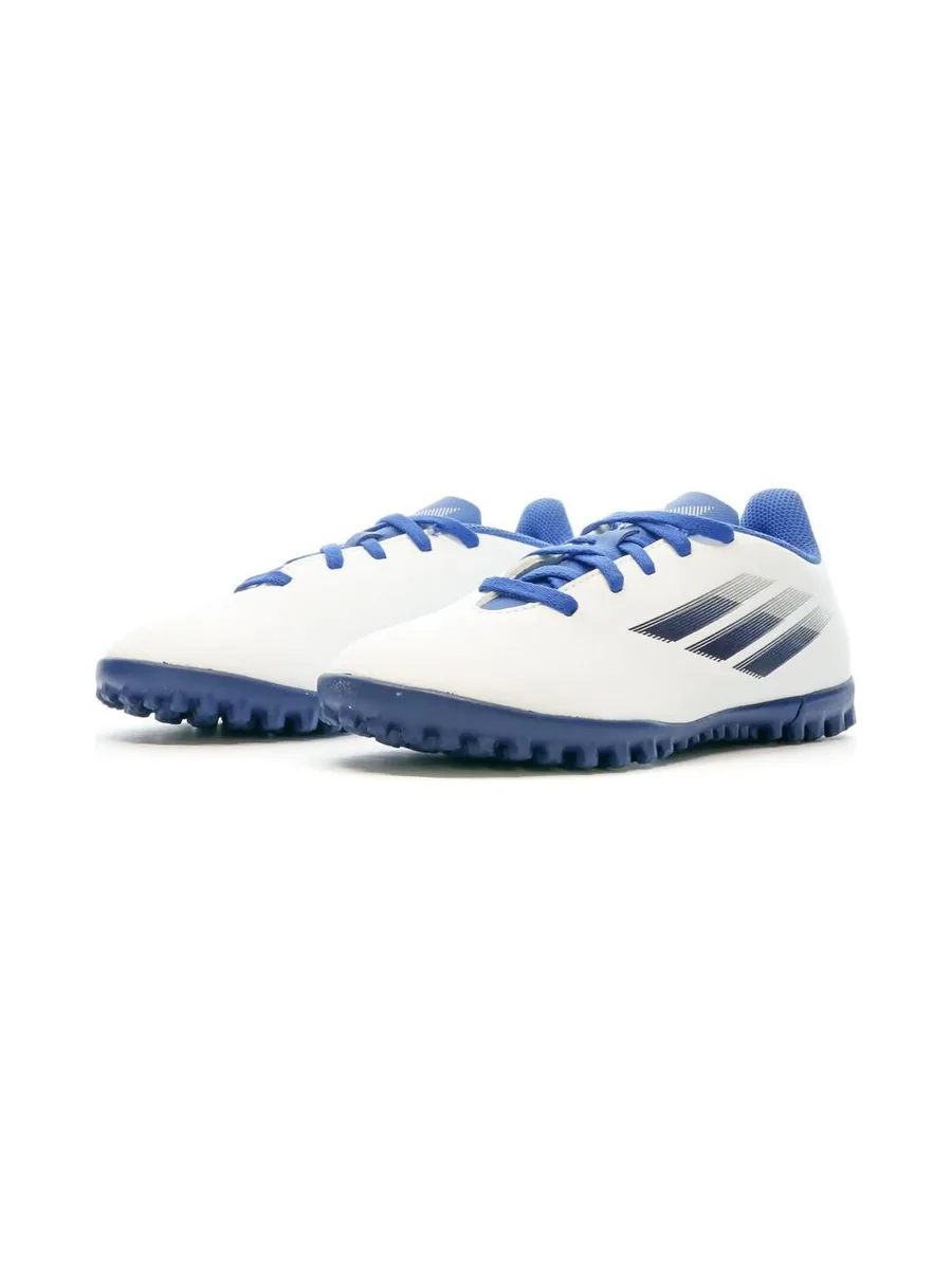 Chaussures de futsal Blanc/Bleu Enfant Adidas X Speedflow.4 7