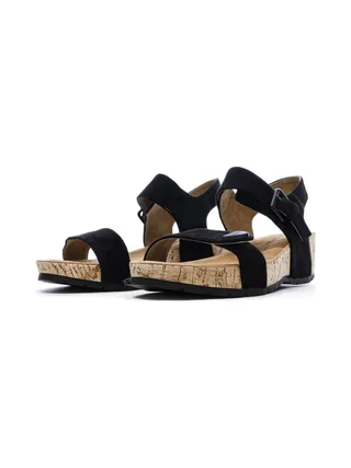 Sandales Noires Femme Chattawak Laspinas 6