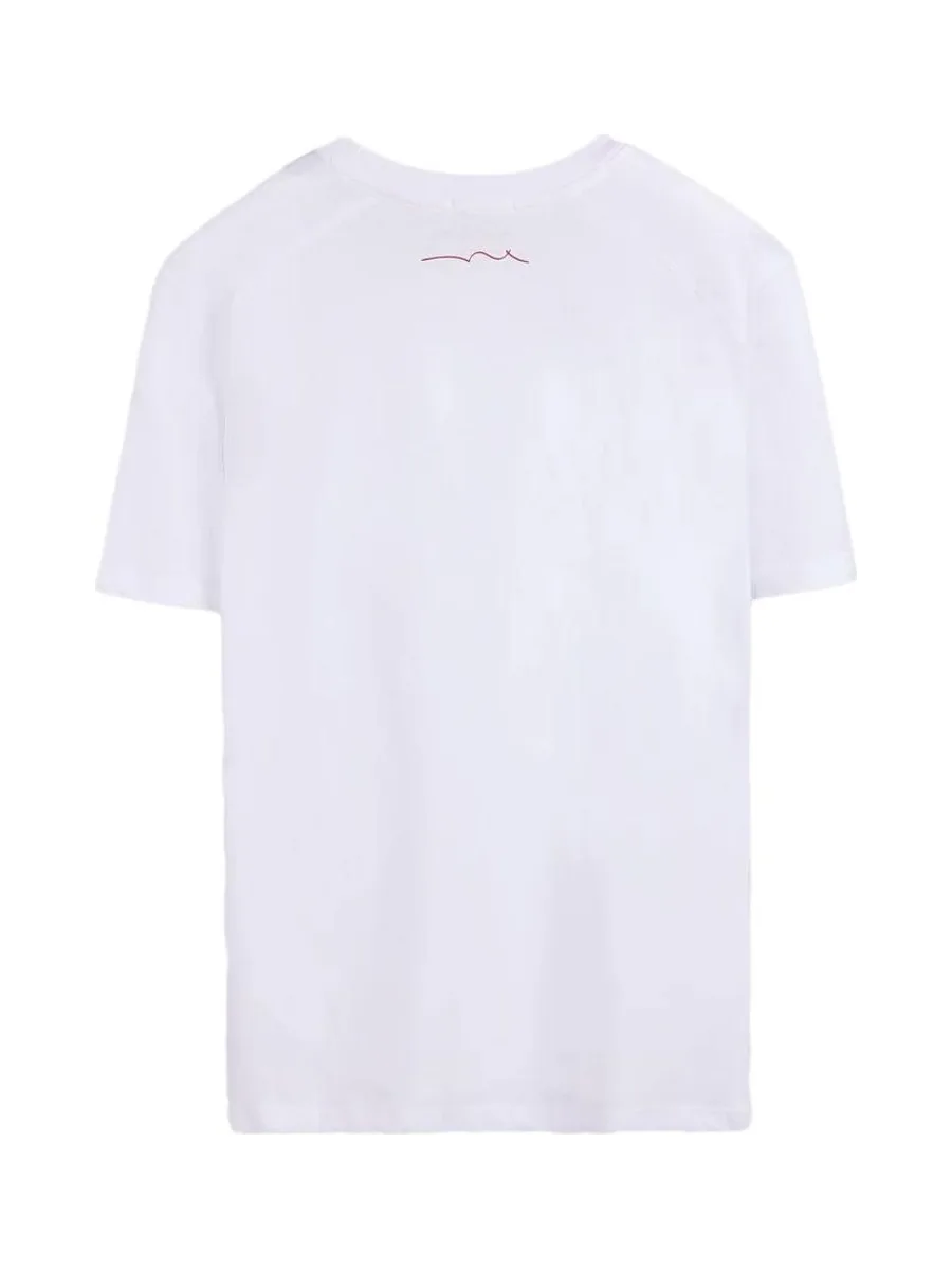 T-Shirt Blanc/Gris Homme Teddy Smith John 3