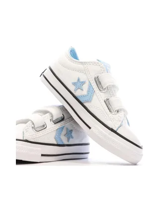 Baskets Blanc/Bleu Garçon Converse Star Player Easy 7