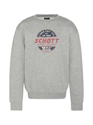 Sweat Gris Homme Schott Rdc Print 1
