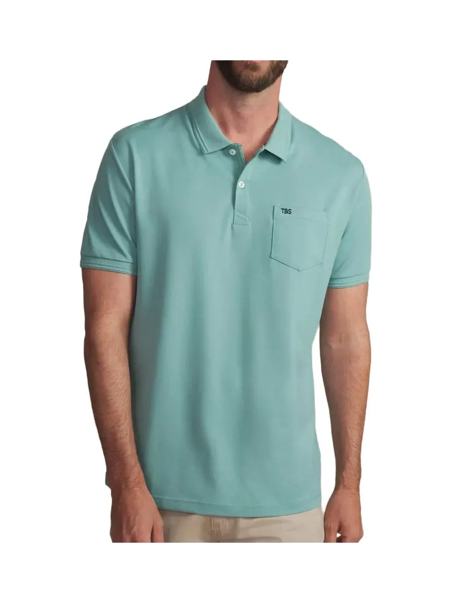 Polo Vert Homme TBS TIMAOPOL 2