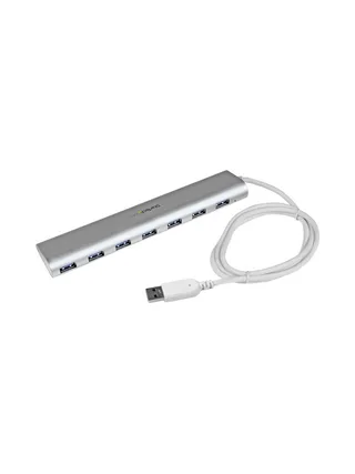 7 Port Compact USB 3.0 Hub - Aluminum 1