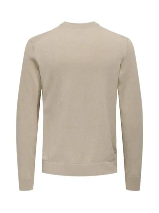 Pull Beige Homme Only & Sons Onsrex Life 2