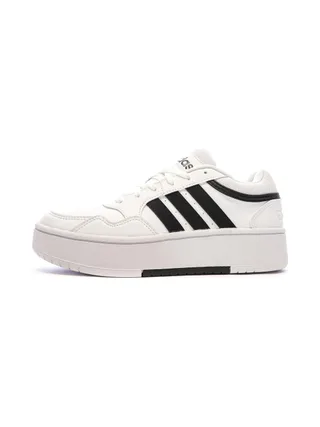 Baskets Blanches/Noires Femme Adidas Hoops 3.0 1