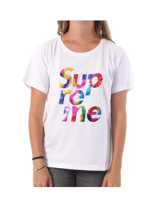 T-shirts Blanc Femme Supreme Grip Alena 1