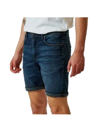 Short en Jean Bleu foncé Homme Kaporal VIXTO 1