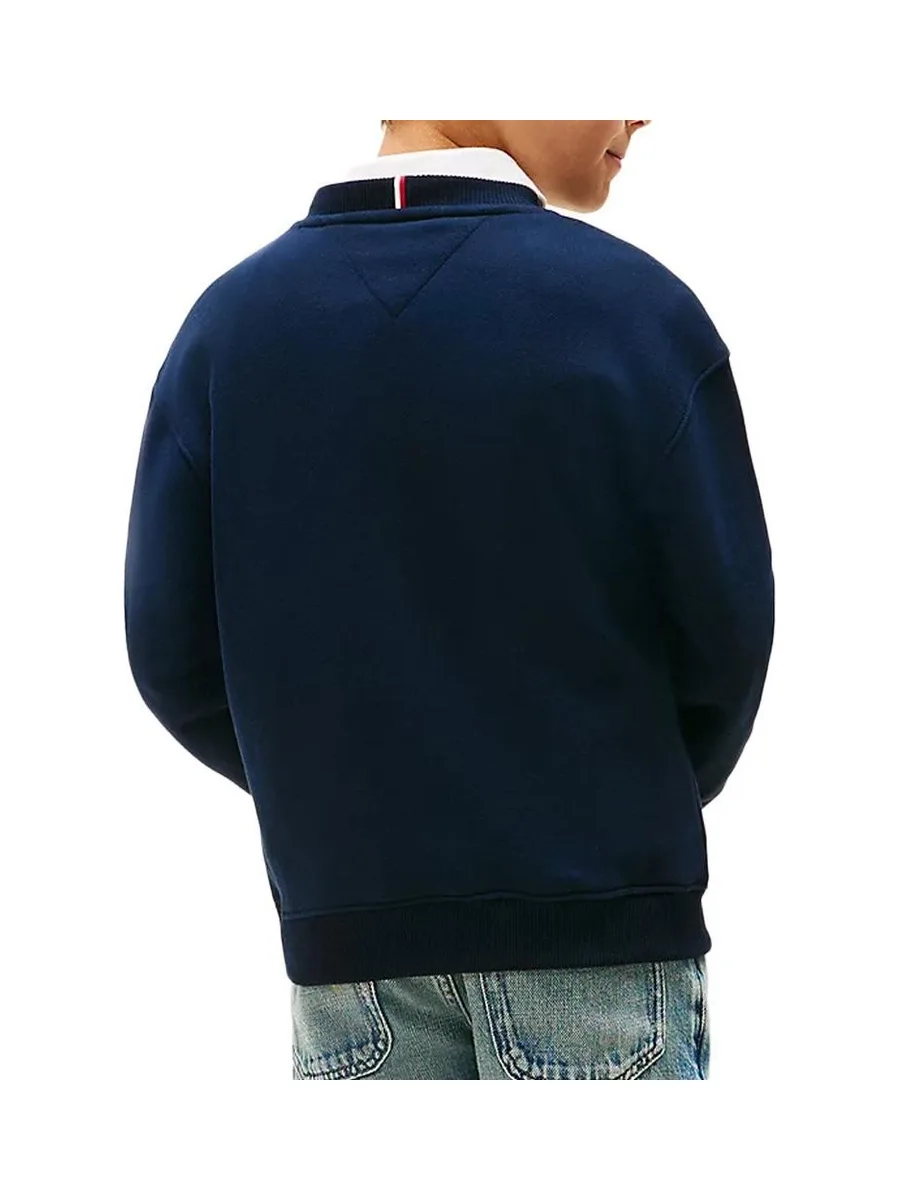 Sweat Marine Garçon Tommy Hilfiger Mini Corp 2