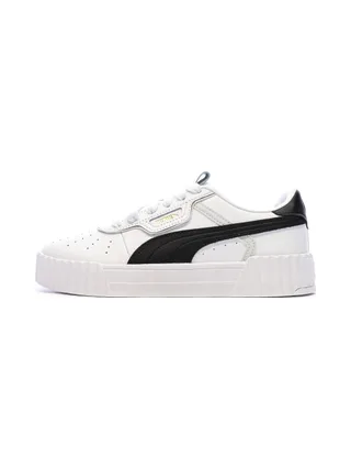 Baskets Blanc/Noir Femme Puma Carina 3.0 Luxe 1