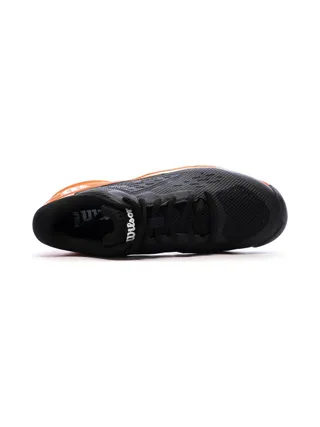 Baskets Noires/Oranges Homme Wilson Rush Pro 4
