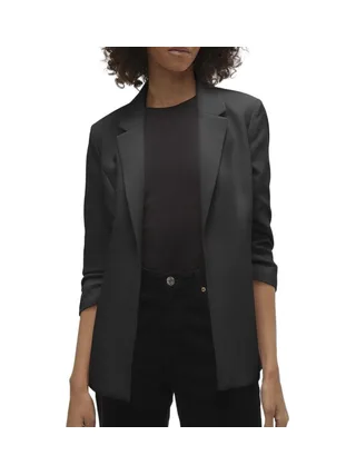 Blazer Noir Femme Vero Moda Carla 3/4 1