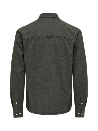 Chemise Kaki Homme Only & Sons Nikola 2