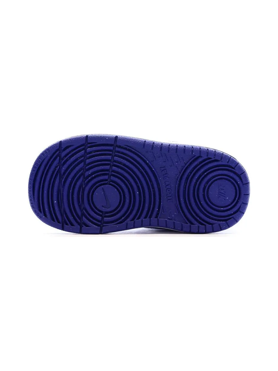 Baskets Blanc/Bleu Garçon Nike Court Borough 6