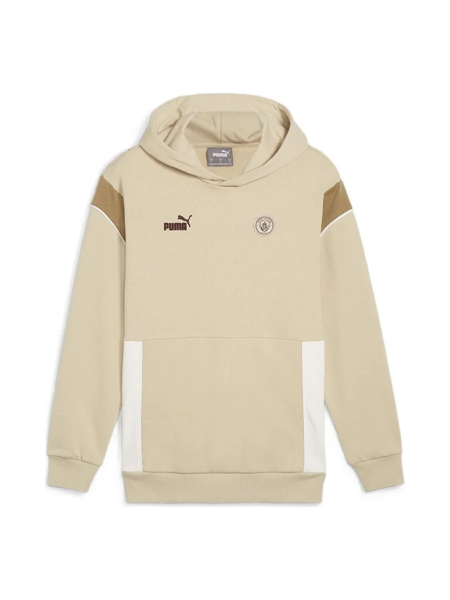 Manchester City Sweat Beige Homme Puma Hoo 2