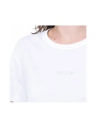T-Shirt Blanc Femme Pepe jeans Pjl L Nd 3