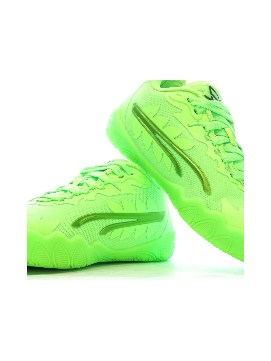 Chaussures de Basketball Vertes Homme Puma Stewie 3 7