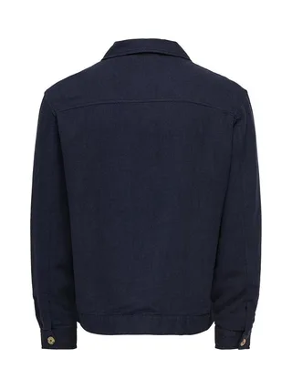 Veste Légère Marine Homme Only & Sons Structure 2