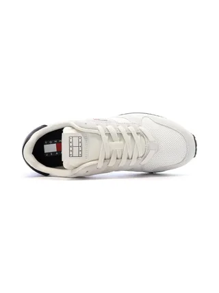 Baskets Blanches/Marines Homme Tommy Hilfiger Eva Runner Leath 4