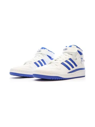 Baskets Blanc/Bleu Garçon Adidas Forum Mid 6