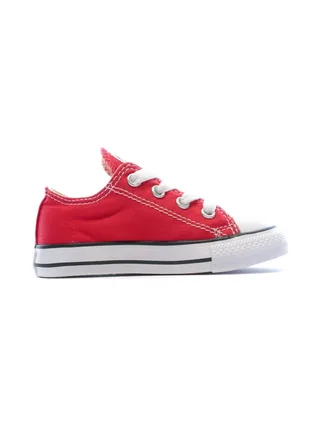 Baskets Rouge Bébé Converse All Star 7J236C 2
