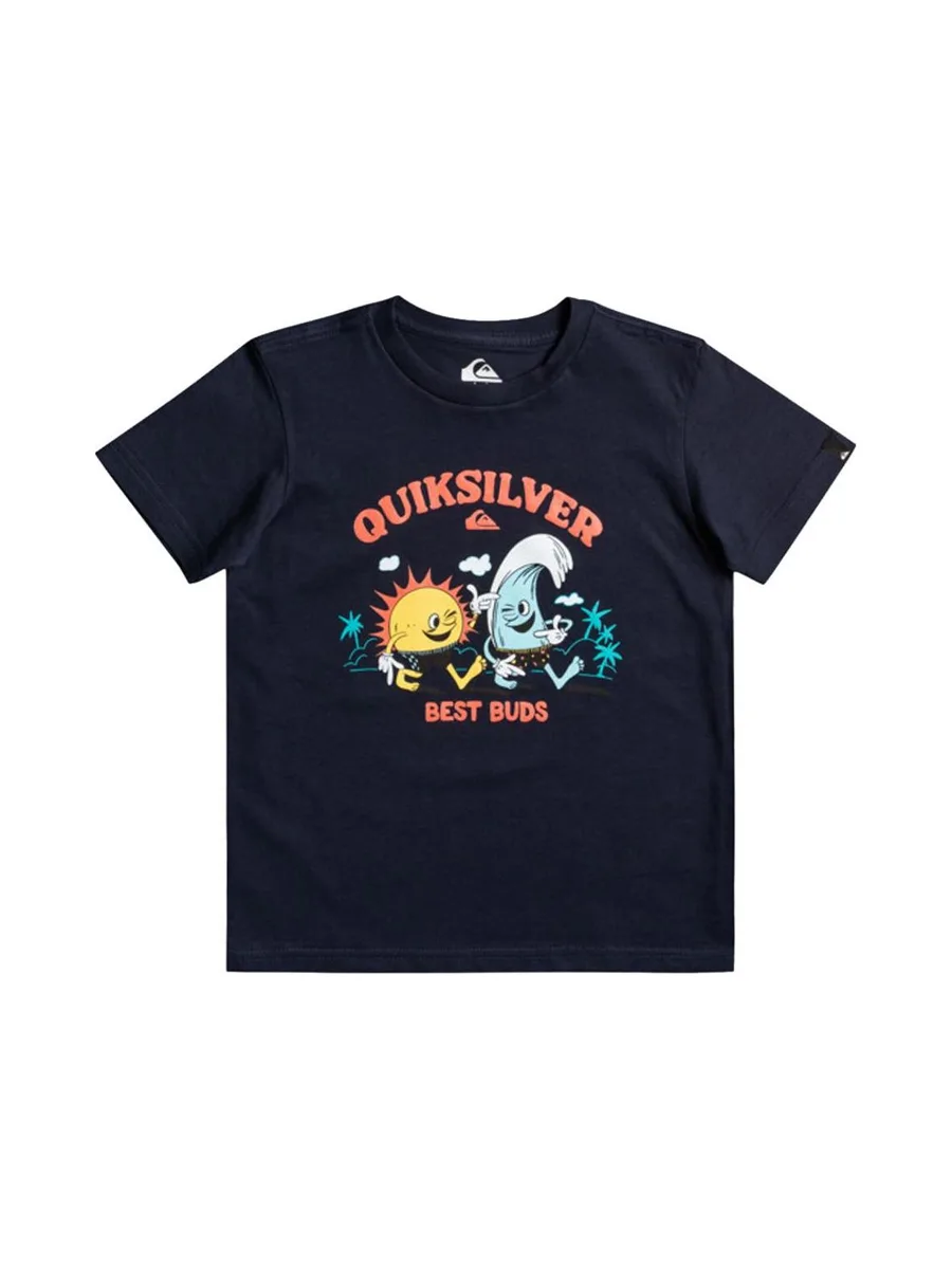 T-Shirt Marine Garçon Quiksilver Bestbuds 2