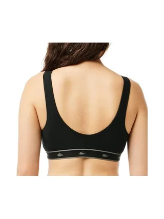 Brassière Noir Lacoste Stripe Color 2