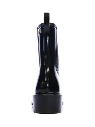 Bottes de Pluie Noir Femme Tommy Hilfiger Flag Hardware Rainbow 3