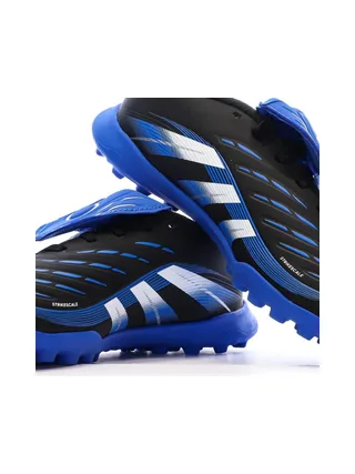 Chaussures de Foot Noir/Bleu Junior Adidas Predator League FT 7