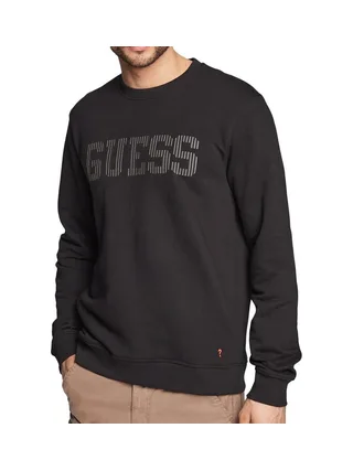 Sweat Noir Homme Guess Beau Cn Fleece 1