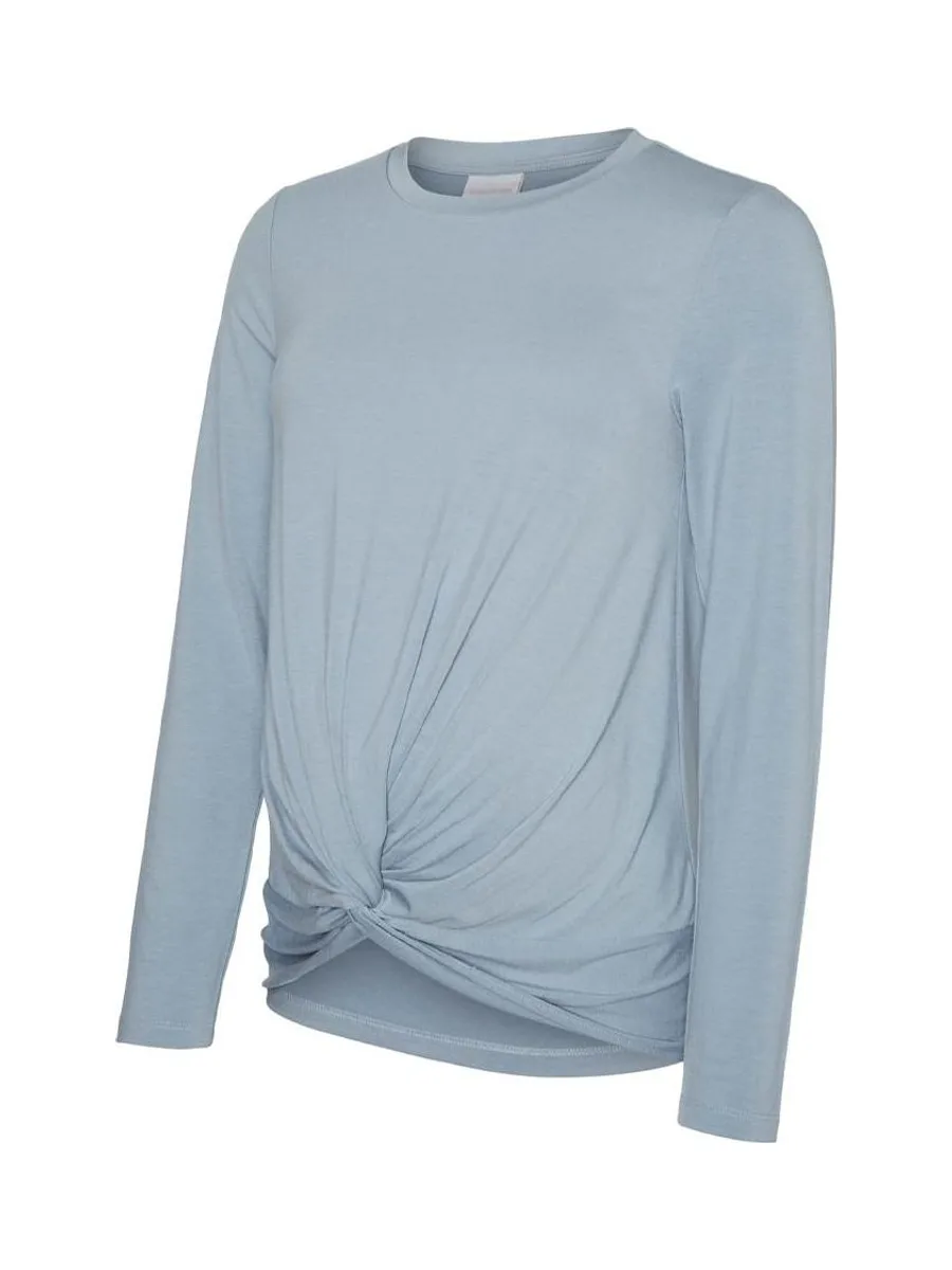T-Shirt Bleu Femme Mamalicious Macy 3
