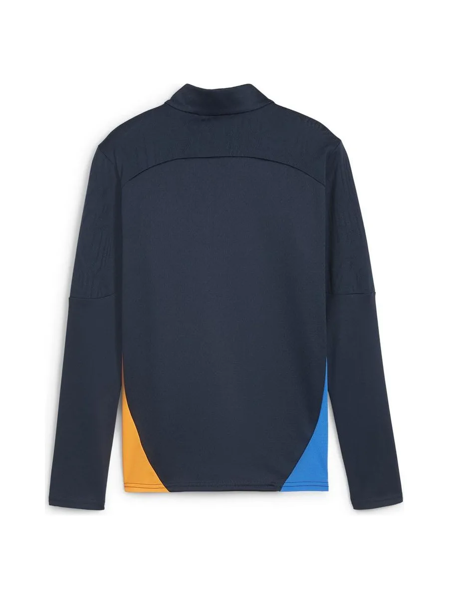 OM Sweat 1/4 Zip Training Marine Junior Puma 2024/2025 3