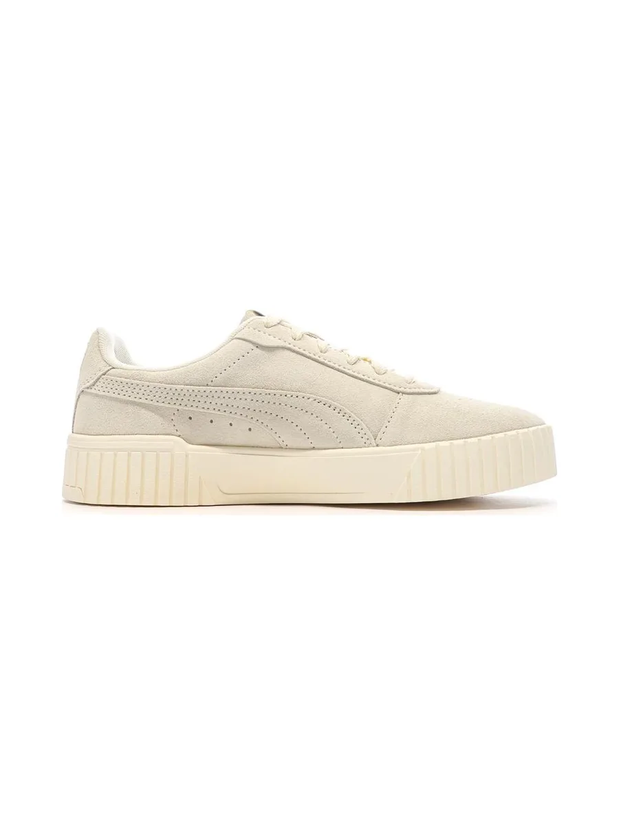 Baskets Beiges Femme Puma Carina 2.0 3